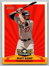 2012 Topps Heritage New Age Performers  Matt Kemp NAP-MK