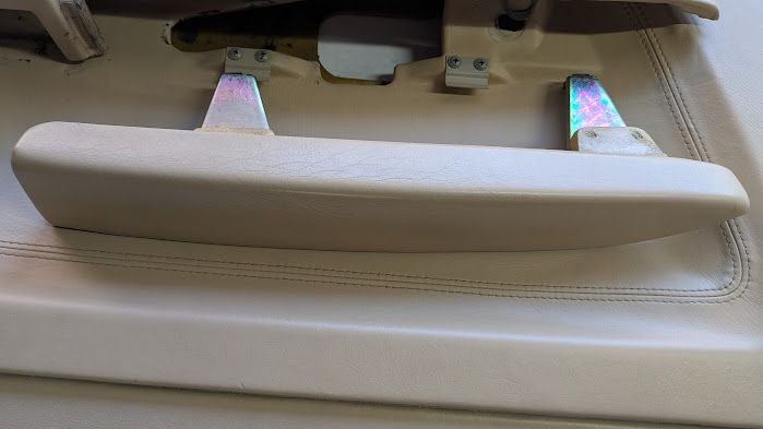 FERRARI 456M LEFT AND RIGHT DOOR PANEL BLACK AND CREAM
