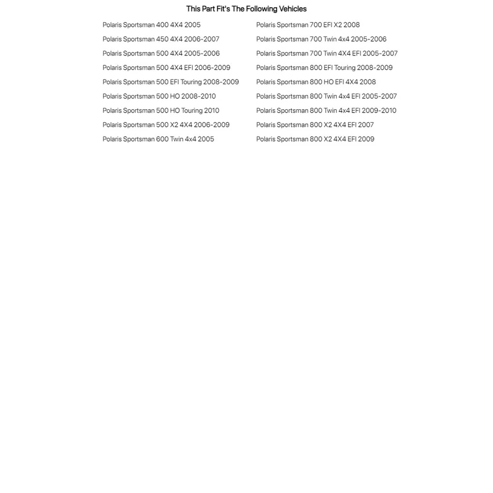 Tusk Winch W/Synthetic Rope & Mount Plate For Polaris Sportsman 700 EFI X2 2008 — 第 3/4 张图片