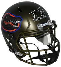 TIM TEBOW AUTOGRAPHED FLORIDA GATORS SWAMP FULL SIZE SPEED HELMET W/ 07 HEISMAN