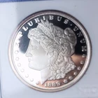 Morgan Silver 1889-CC 1 oz SILVER  ROUND Proof DEEP CAMEO