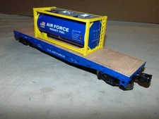 MENARDS O  2326 UNITED STATES AIR FORCE  ROCKET  FUEL CONTAINER ON FLATCAR