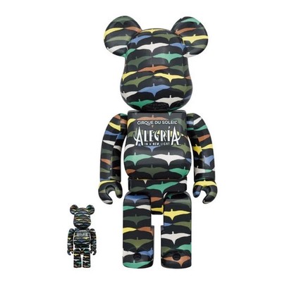 BE@RBRICK Alegria 400% 100% Cirque du Soleil 2023 Limited Edition Set