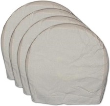 Tire Wheel Covers Paint Masker 4 Pack 32" Silver Waterproof