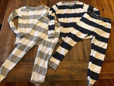 Burt&rsquo;s Bees Size 5 Pajama Set PJ Lot Of 2 Organic Cotton Kids Boys Girls