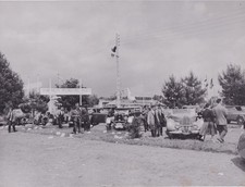 GRAND RALLYE INTERNATIONAL BUGATTI PHOTO, SHINY REAR & UNKNOWN AGE OF PHOTO.