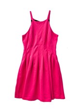 Calvin Klein Pink Fit & Flare Dress Women’s Size 8 Sleeveless Knee Length