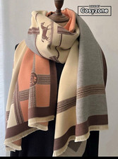 1pc Women Autumn/Winter Fashion Faux Cashmere Warm Shawl Scarf,
