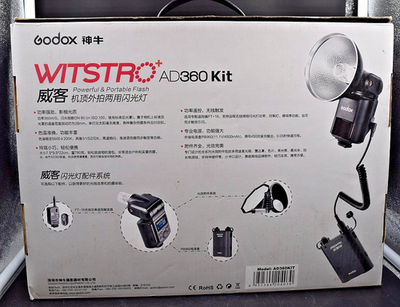 Godox Witstro AD360 Flash Kit w/ Battery Pack PB960 Portable 360Ws 