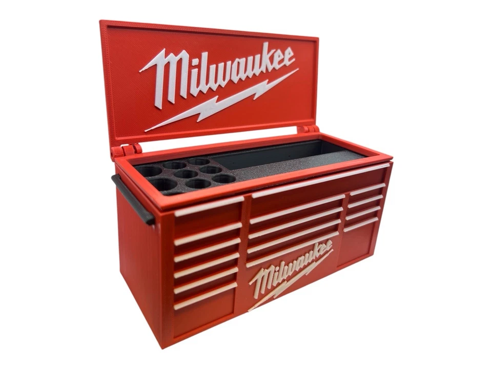Caja de herramientas Milwaukee Workbench tarjetas de visita y soporte para bolígrafo Foto 2 de 4