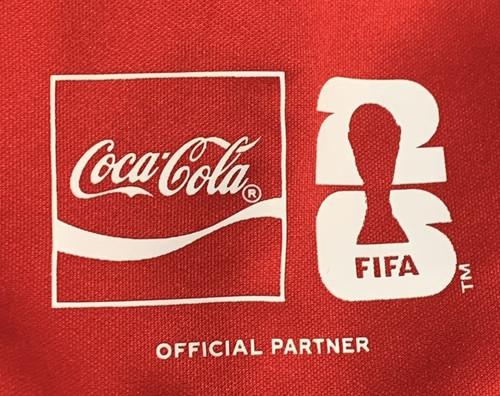 NEW Coca-Cola FIFA World Cup '26 Official Partner Logo Full Zip Jacket #172308 M