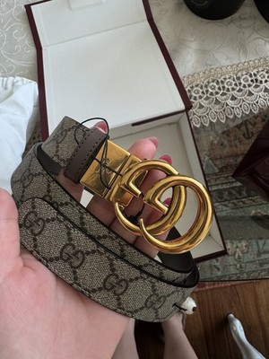 Authentic Gucci GG Supreme Belt   never worn
