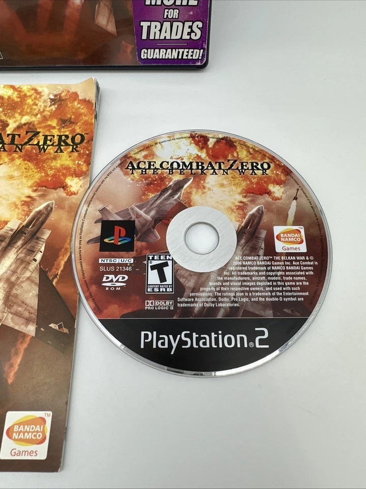 Ace Combat Zero: The Belkan War (Sony PlayStation 2, 2006) CIB Complete Tested - Image 3 of 4