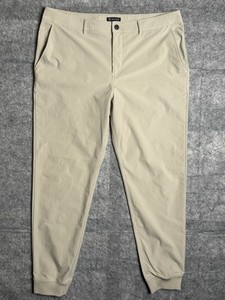 Asher Golf Core Joggers Tan Pant Performance Stretch Men’s Size 36