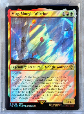 Mog, Moogle Warrior Surge Foil 89 MTG Final Fantasy FIC NM X1