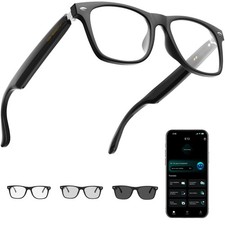 AI Smart Glasses For Men & Women With ChatGPT, Bluetooth Glasses With 165 Langua