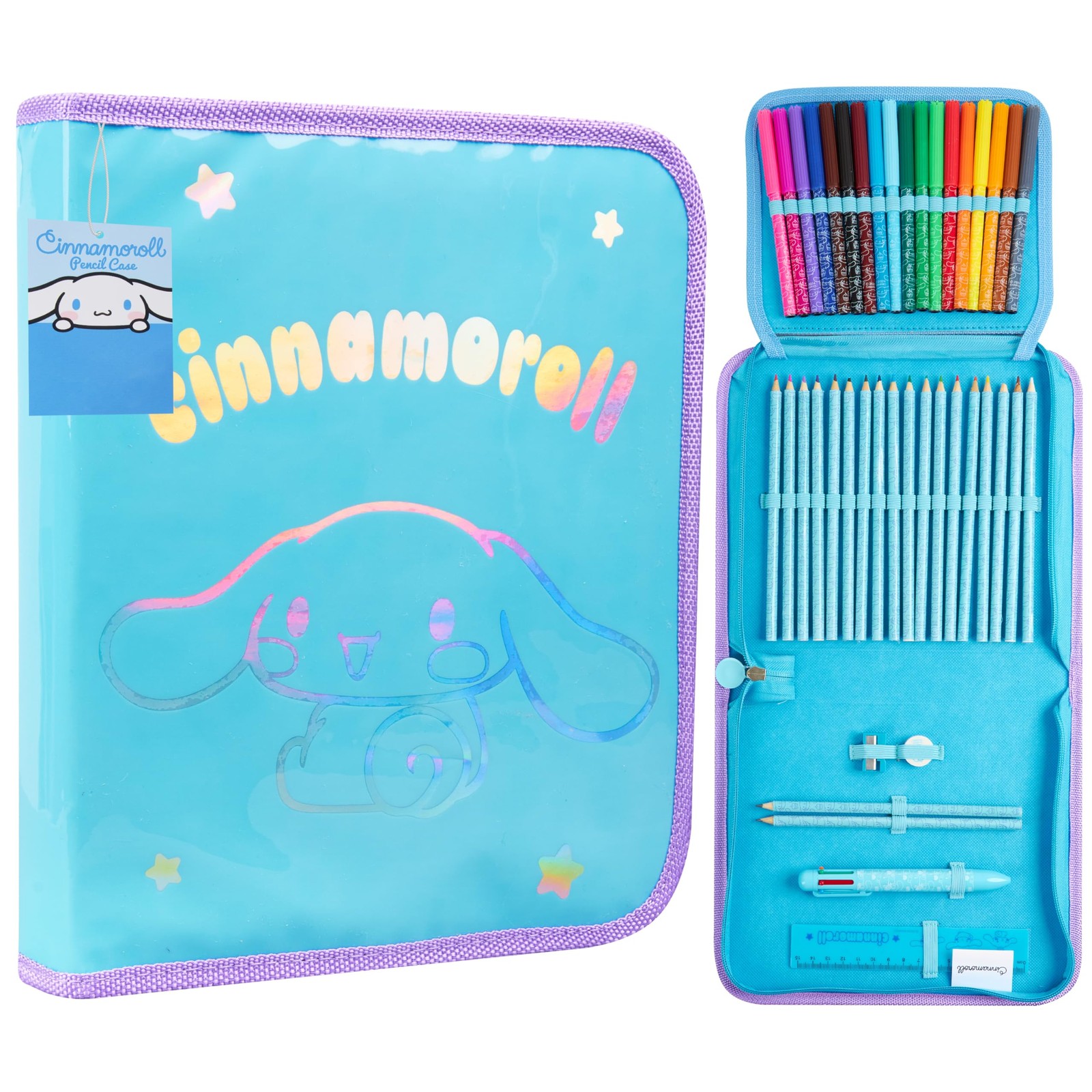 Trousse Kuromi garnie de papeterie cadeau anniversaire fille