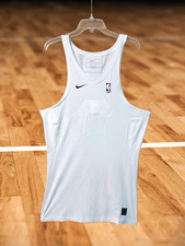 Men's Nike Pro NBA Player Issued Training Tank Top White 880805-100 Size L