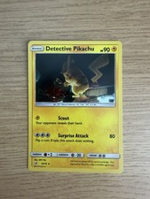 Pokemon TCG Detective Pikachu 10/18 Pokémon Card Movie Set Holo Collectible
