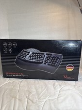 IN BOX - Perixx Periboard-512 Ergonomic Split Black Keyboard - Ergonomic Design