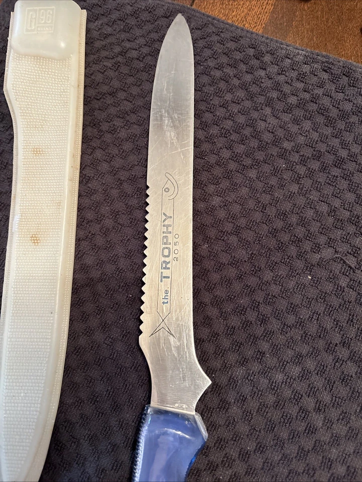 Cuchillo de filete Jet AER G96 The Game Fish 2040 de colección realmente raro acero japonés Foto 4 de 4