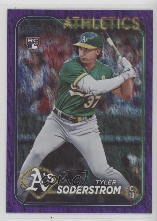 2024 Topps Series 1 Purple Holofoil 517/799 Tyler Soderstrom #244 0zg4
