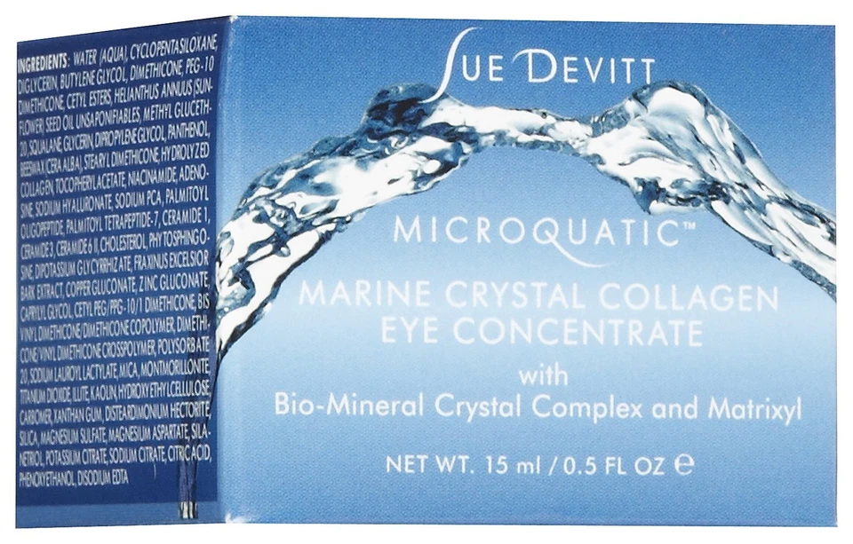 Sue Devitt Microquatic Cristal Marino Colágeno Ojo Concentrado 15 ml/0,5 oz PX Pre Foto 2 de 3