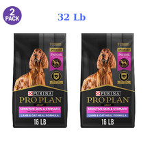 Purina Pro Plan Sensitive Skin Stomach Adult Dry Dog Food- Lamb Oat Meal -32Lb