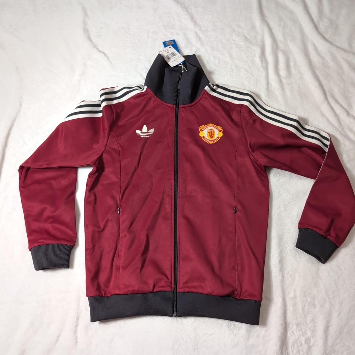 adidas Manchester United トラックジャケットジャージ Adidas Manchester United Originals Track Top Jacket Black Asian
