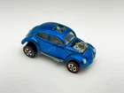 Hot Wheels Redline CUSTOM VOLKSWAGEN Clean Blue US White Interior Very Nice !!