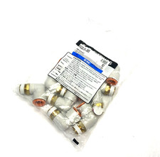 SMC KQ2L13-36S Pneumatic Push-to-Connect Male Elbow Fitting 1/2" Tube OD 10-PACK