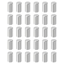 30Pcs 6mmx12mm Dowel Pins 304 Stainless Steel Shelf Support Peg Pin Silver