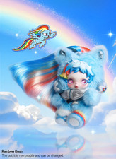 100 AUTHENTIC POP MART Skullpanda My Little Pony Rainbow Dash Sealed Blind Box