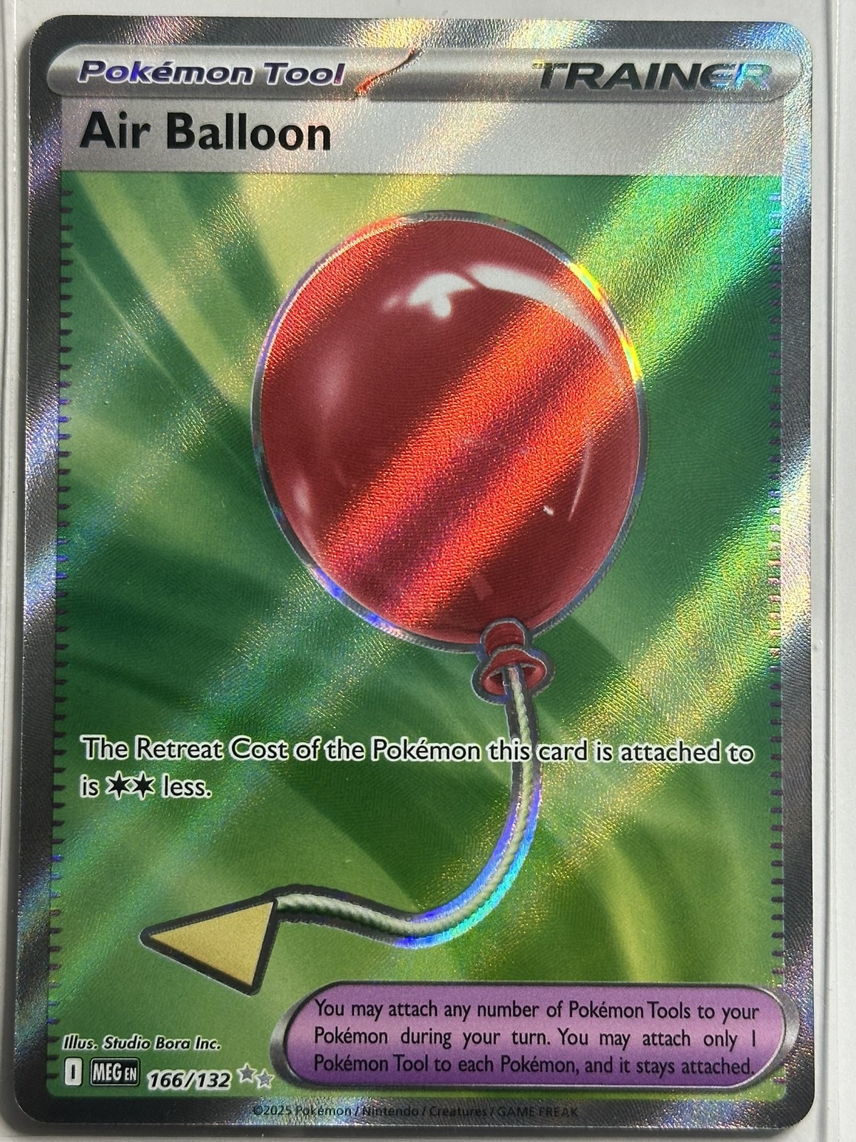 Air Balloon Holo ME01: Mega Evolution 166/132 LP-NM Pokémon Card
