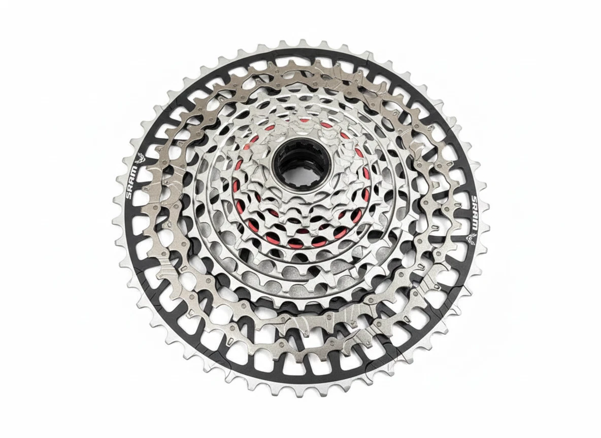 Plateau Sram Road 12 vitesses. X-Sync Alu noir 38d., BCD 107mm