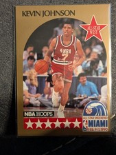 NBA Properties 1990-91 Hoops Kevin Johnson #19 NBA All-Star Team Card