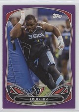 2014 Topps Retail Continuity Set Wal-Mart Purple Louis Nix III Louis Nix #26 2u3