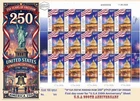 ISRAEL 2026 U.S.A 250th ANNIVERSARY 15 STAMP DECORATED SHEET FDC