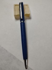 Vintage Quill Made in USA Ballpoint Pen Blue USPS logo #A3