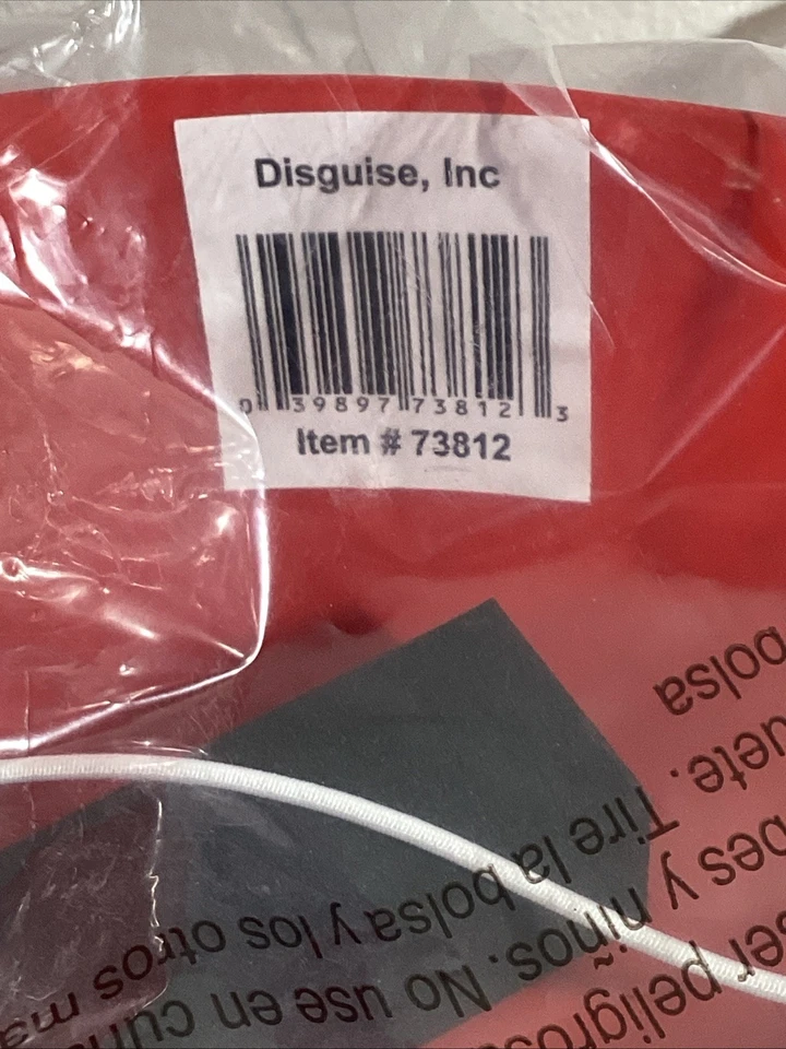 Disguise   Nintendo Super Brother Mario  Adult Mask New - Image 3 of 4