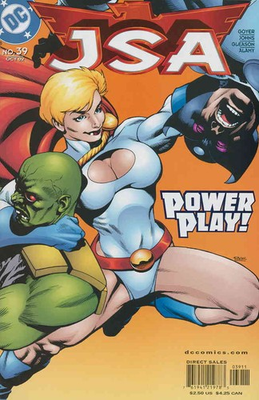 #ad JSA #39 FN; DC Justice Society of America Power Girl w BagBoard $3.96