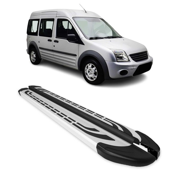 Trittbretter Schweller Seitenbretter FüR Ford Connect 2002-2013 L2 Langer RS Alu-image
