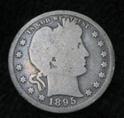 1895-S Barber Quarter * Semi Key Date * Great for a Book * 5894