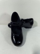 Girl  s Stelle Black Patent Mary Jane Tap Shoes 12 M