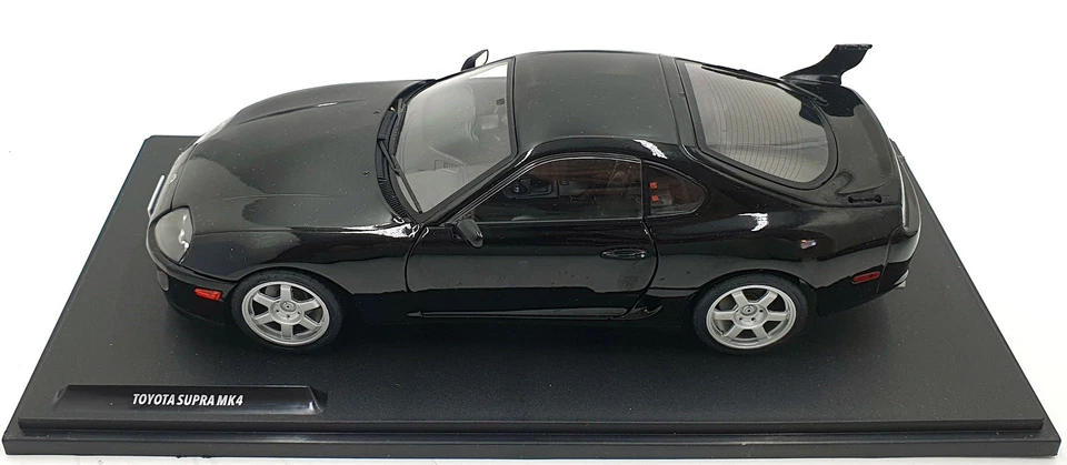 Solido 1/18 Scale Diecast S1807606 - Toyota Supra MK4 (A80) 1993 Astral Black - Image 3 of 4