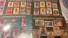 Parkhurst Hockey Card Commemorative Sheet Lot Of 4