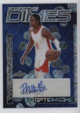 2022 Leaf Optichrome Blue Kaleidoscope 2/4 TyTy Washington Jr #DD-TWJ Auto 0u1n