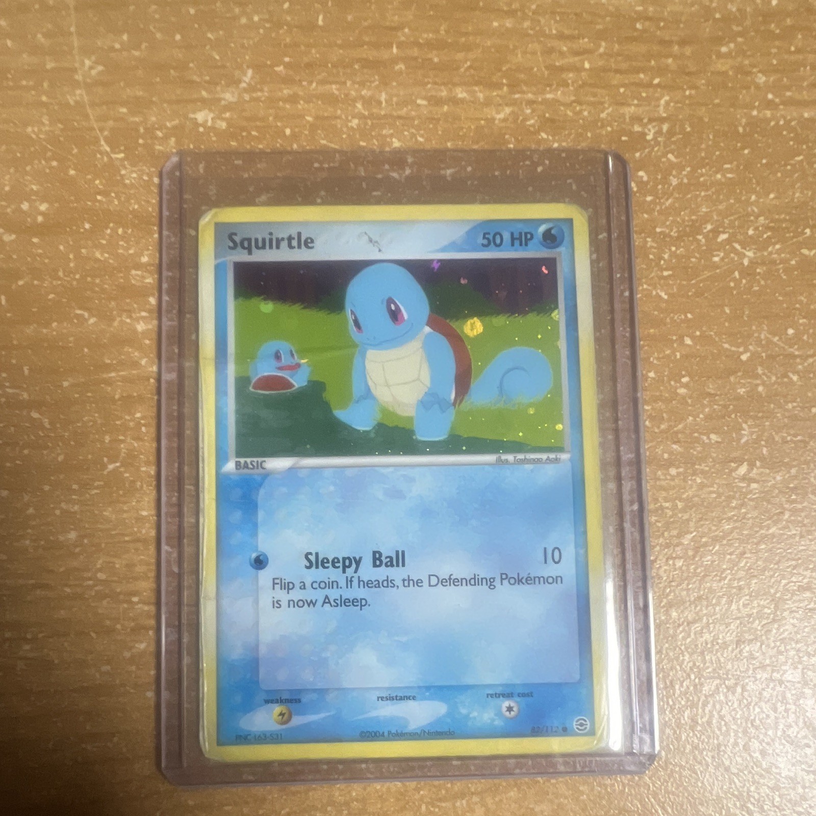 Pokemon Squirtle 83/112 EX FireRed & LeafGreen 2004 English 50HP Common