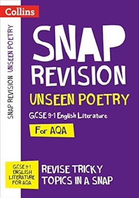 Unseen Poetry: New GCSE 9-1 English Literature AQA (Collins GCSE 9-1 Snap Revisi - Foto 1 di 1