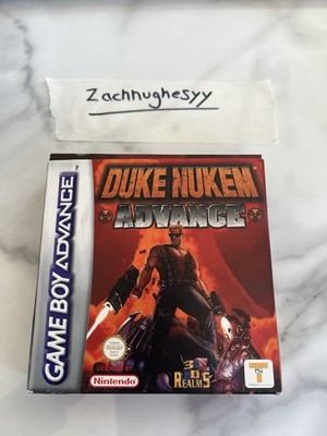 Duke Nukem Advance Nintendo Gameboy Advance Original Spiel, mit Box und Anleitung